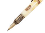 Ручка с резбленным рогом косули «Гавань»
