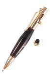 Шариковая ручка из янтаря с насадкой-стилусом