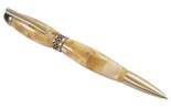 Шариковая янтарная ручка с фурнитурой «Трель»