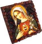 Сувенірний магніт-оберіг «Пресвяте Серце Марії»