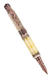 Ручка з різьбленим рогом оленя «Дракон»