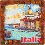 Сувенірний магніт «Визначні пам'ятки Італії»