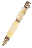 Ручка с резбленным янтарем «Азарт»