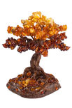 Декоративное дерево из янтаря