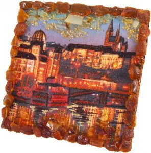 Сувенирный магнит «Ночная Прага»