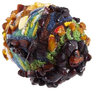 Сувенир «Писанка» инкрустированная янтарем