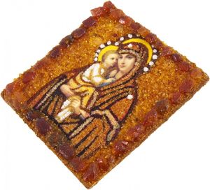 Сувенирный магнит-оберег «Матерь Божья» (Почаевская)