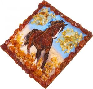 Магнит из янтаря /Сувениры