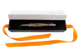 Шариковая ручка-стилус из янтаря «Омега»