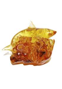 Статуэтка из янтаря «Золотая рыбка»
