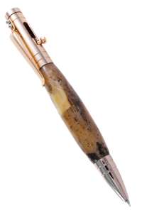 Ручка-стилус из янтаря (шариковая)