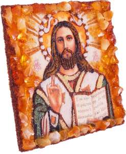 Сувенирный магнит-оберег «Иисус Христос» (Иверская икона)