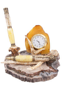 Настільний набір з різьбленим рогом козулі «Азарт»