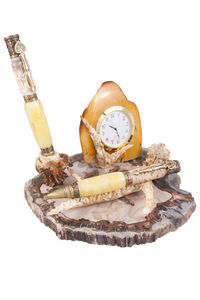 Настільний набір з різьбленим рогом козулі «Азарт»