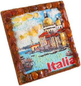 Сувенірний магніт «Визначні пам'ятки Італії»