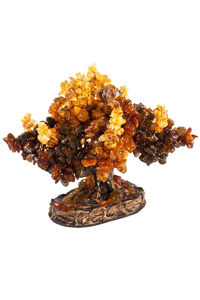 Янтарное дерево-бонсай