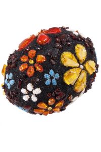 Сувенир «Писанка» инкрустированная янтарем