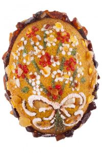 Сувенир «Писанка» инкрустированная янтарем