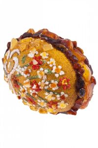 Сувенир «Писанка» инкрустированная янтарем