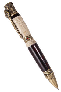 Ручка с резбленным рогом оленя «Азарт»