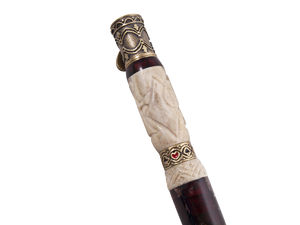 Ручка с резбленным рогом оленя «Азарт»