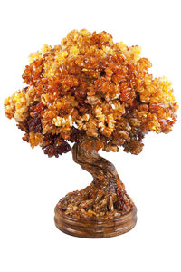 Янтарное дерево-бонсай