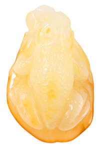 Сувенир из янтаря «Лягушка»