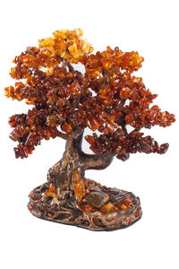 Янтарное дерево-бонсай