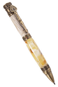 Ручка с резбленным рогом оленя «Азарт»