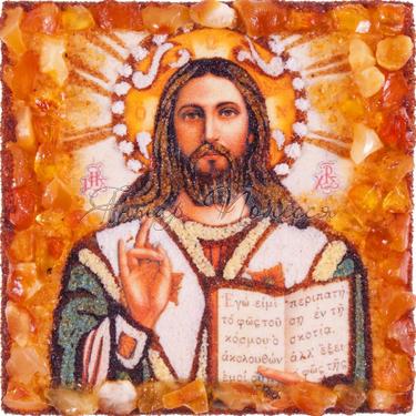 Сувенирный магнит-оберег «Иисус Христос» (Иверская икона)