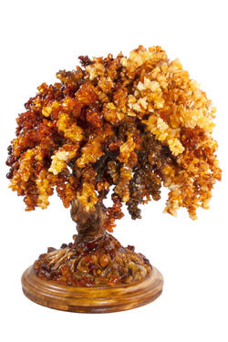 Янтарное дерево-бонсай