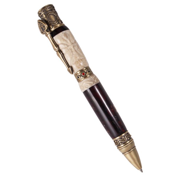Ручка с резбленным рогом оленя «Азарт»