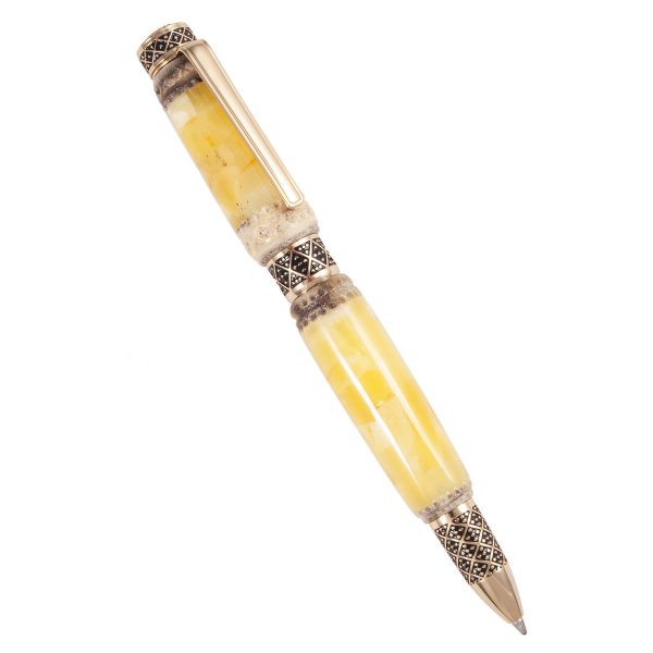 Ручка с резбленным рогом «Узор»