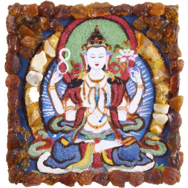 Сувенірний магніт «Чотирирукий Авалокитешвара»