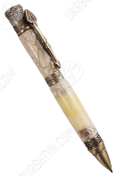 Ручка с резбленным рогом оленя «Азарт»