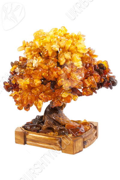 Янтарное дерево-бонсай
