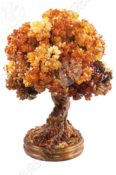 Янтарное дерево-бонсай