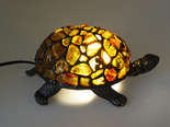 Лампа з бурштином «Черепаха»