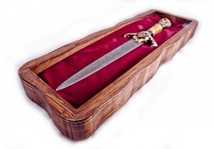 Кинжал инкрустированный янтарем/Vip