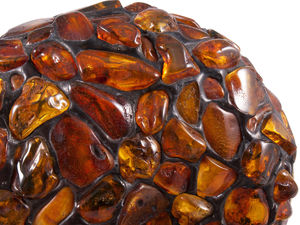 Лампа с янтарем «Улитка»