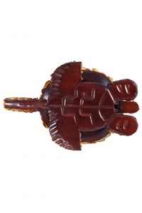 Шкатулка «Черепаха» інкрустована бурштином