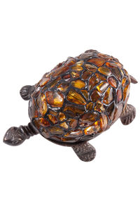 Настольная лампа с янтарем «Черепаха»