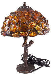 Лампа из янтаря «Грация»