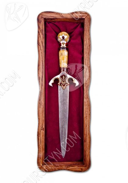 Кинжал инкрустированный янтарем/Vip