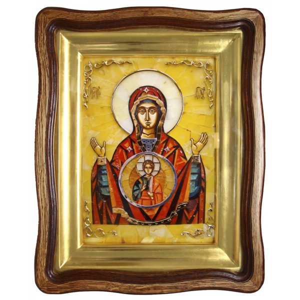  Богородица Знамение/Иконы из пластин 