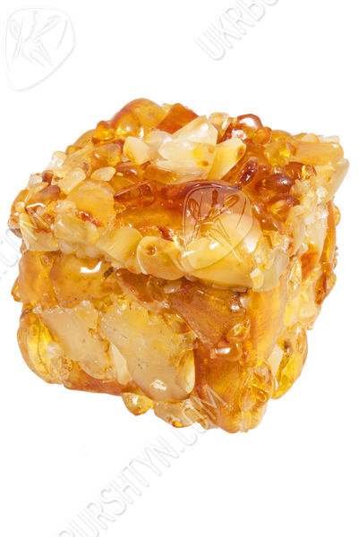 Шкатулка инкрустированная янтарем с цветком